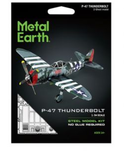 METAL EARTH - AVION P-47 THUNDERBOLT 2 FEUILLES